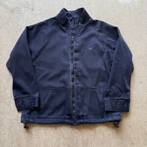 Men's Bulwark FR Flame Resistant Blue Zip Up Lined Sinclair Work Jacket Sz Large